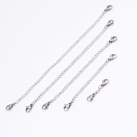 Vente en gros, collier, Bracelet, prolongateur, connexion de chaîne, bijoux, accessoires, fermoirs de homard, chaîne d'extension