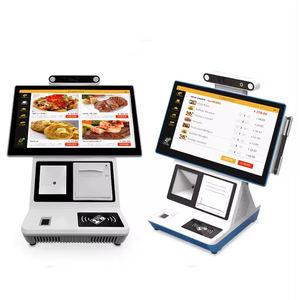 OEM ODM Escritorio Android <span class=keywords><strong>Cajero</strong></span> Caja registradora Máquina Quiosco Supermercado Venta al por menor Restaurante Pantalla táctil Todo en un sistema POS - Product Image 3