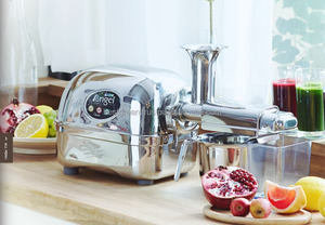 Extracteur de jus centrifuge à double engrenage 100 % en acier inoxydable, éjection automatique de la pulpe, usage domestique, acier inoxydable 304/316, livraison gratuite - Product Image 4