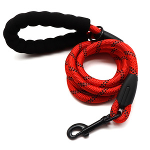 <span class=keywords><strong>Nylon</strong></span> Hunde leine 1,2 cm x 150cm Reflektieren der gepolsterter Griff Komfort griff Tägliches Gehseil für mittelgroße Hunde Haustier bedarf - Product Image 2