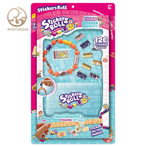 Venta caliente DIY mano pulsera de cuentas divertido decorativo pegatina cadena joyería hacer juguete para niños hecho plástico duradero - Product Image 1