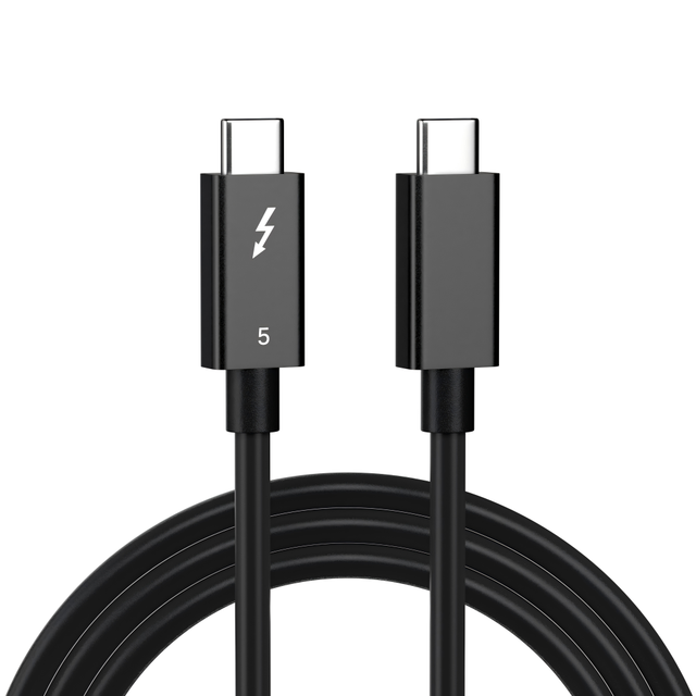 Braided Type C to Type C PD Cables Support 8K 60Hz Compatible 80Gbps 240W Fast Charging USB4 Thunderbolt 5 Cable 80gbps