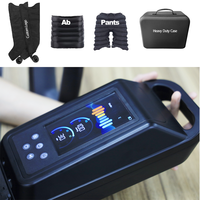 Bottes de pressothérapie à compression avec pression d'air séquentielle sur les jambes pour améliorer les systèmes circulatoire et lymphatique
