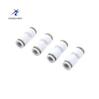 Raccord pneumatique à enfoncement rapide à une touche Xingchen Factory Direct, série PU droite filetée, 4 mm, 6 mm, 8 mm, 10 mm pour tuyau d'air