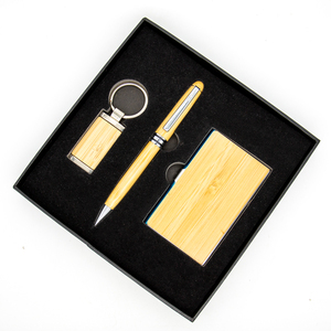 Chất lượng tuyệt vời tùy chỉnh bằng gỗ Bộ quà tặng của công ty quảng cáo cup và máy tính xách tay với logo - Product Image 6