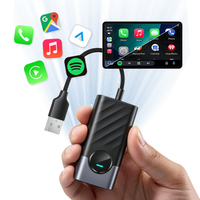 Boîte AI sans fil CarPlay Android Auto 2-en-1, adaptateur intelligent pour voiture avec YouTube Netflix 4G LTE pour la vente en gros et l'OEM automobile
