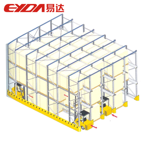 Sistema de estantería de palets de entrada ajustable Carretilla elevadora de acero Estantería de almacenamiento accesible Estantería de palets de entrada - Product Image 3