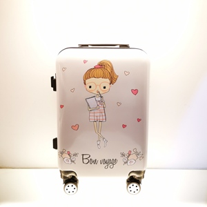 Valigia Trolley Personalizzata in ABS PC con Guscio Rigido, Stampa Colorata e Serratura - Product Image 4