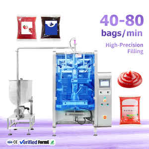 Máquina Envasadora Automática de Película en Rollo para Miel, Ketchup, Mermelada, Aceite de Coco y Líquidos - Product Image 1