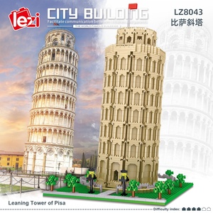 Recién Llegado: <span class=keywords><strong>Torre</strong></span> Inclinada de Pisa, Italia, Mini Bloques de Construcción Culturales, Juguete de Bloques de Construcción para Adultos y Niños, Regalo de Navidad - Product Image 2