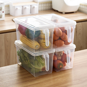 Boîtes et bacs de rangement en plastique carré à rectangle pour réfrigérateur Boîte de rangement carrée pour réfrigérateur - Product Image 3