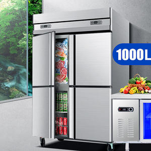 Commercial Kitchen 2 4 6 Glass Door Stainless Steel <b>Freezer</b> Upright <b>Freezers</b> 01.SMBG.BLDW.LC-04 01.SMBG.BLDW.LC-04 01.SMBG.BLDW. - Product Image 5