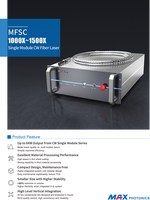 Fotonik maks stabilitas tinggi catu daya Laser MFSC-1500X untuk memotong solusi Las sumber Laser serat 1500w