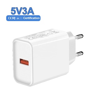 Chargeur USB simple 15W HNT Wholesale CE FCC, prise EU, blanc ou noir, 5V 3A, adaptateur secteur, chargeur de téléphone portable - Product Image 1
