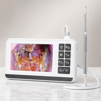 Otoscope numérique avec caméra pour l'oreille, grand écran et 8 boutons de commande, outil d'élimination du cérumen par endoscopie
