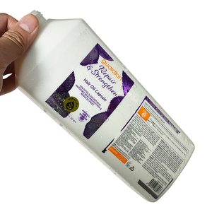 Autocollants adhésifs transparents en vinyle imperméables personnalisés pour les capsules d'huile capillaire, étiquettes de logo pour les emballages de bouteilles de cosmétiques et de soins de la peau - Product Image 5