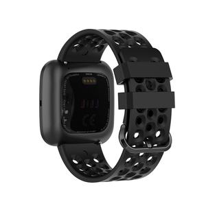 Bracelet de montre de sport en silicone souple pour <span class=keywords><strong>fitbit</strong></span> <span class=keywords><strong>versa</strong></span> / <span class=keywords><strong>versa</strong></span> <span class=keywords><strong>2</strong></span> / <span class=keywords><strong>versa</strong></span> lite, nouvel arrivage - Product Image 4