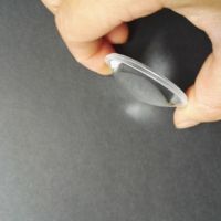 Loupe 3D VR en PMMA acrylique de 42 mm, lentille optique asphérique plan-convexe, structure sphérique plate, concave-convexe, OEM