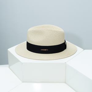 Nouveau chapeau en papier imprimé sérigraphié pour <span class=keywords><strong>femme</strong></span>, style français réglable, idéal pour le printemps et les voyages estivaux - Product Image 3