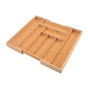 Bamboo cutlery <b>storage</b> <b>box</b>, divider organizer, cutlery <b>storage</b> <b>box</b>, knife <b>box</b>, creative <b>kitchen</b> tool and knife <b>storage</b> <b>box</b> - Product Image 4