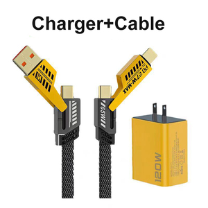 Xách tay kép Loại-C 120W pd3.0 sạc nhanh QC3.0 OVP OTP bảo vệ đa cổng tường sạc ABS vật liệu chống cháy Bộ chuyển đổi - Product Image 2