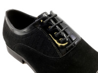 Mode vache daim noir brillant cuir confort automne haute qualité formelle italienne à la main Logo personnalisé robe en cuir véritable