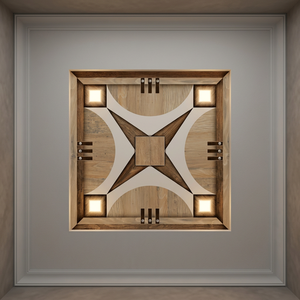 Carreaux de sol en céramique semi-mat brun beige 400x400mm, porcelaine de qualité supérieure, imperméable, pour salle de bain, intérieur - Product Image 4