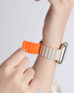 Bandas de bucle magnético más vendidas <span class=keywords><strong>para</strong></span> <span class=keywords><strong>Apple</strong></span> <span class=keywords><strong>Watch</strong></span> Band Mujeres Hombres Correa de dos colores <span class=keywords><strong>para</strong></span> iWatch Series 9/8/7 - Product Image 6