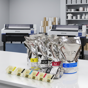 Recharge d'encre de sublimation T741X T742X T46 en sachet de 1000 ml 1100 ml pour imprimante Epson SureColor SC-F6000 SC-F7000 SC-F9000 avec puce - Product Image 1