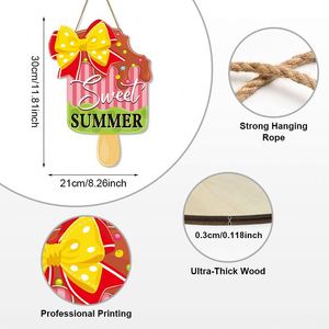 Wholesale Custom Summer Style Wooden Sign, Branded Beach Themed Decoration Promotional Gift for Summer Brands & Cold Drink Shops - Product Image 3