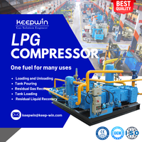 Compresseur de gaz biogaz GPL propane ammoniac 10bar 16bar 24bar pour camion chargement déchargement avec composant moteur central à vendre