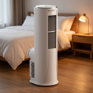 Condizionatore d'Aria Portatile Verticale 3 <span class=keywords><strong>HP</strong></span> 2P 5000 BTU a Frequenza Fissa Silenzioso con Telecomando Efficiente dal Punto di Vista Energetico per Stanze - Product Image 1