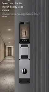 Serrure Intelligente Smartier Tuya Automatique Biométrique avec WiFi, Application, <span class=keywords><strong>Carte</strong></span>, Clé, Œil de Chat, Combinaison et Empreinte Digitale pour Sécurité Domestique - Product Image 4