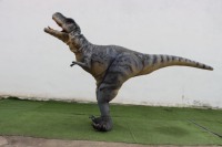 Costume de dinosaure T-Rex réaliste et personnalisable, avec structure métallique légère, pour utilisation en intérieur/extérieur, dans les écoles, les jardins, les aéroports