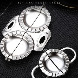 Manjia Manjia 304 Thép Không Gỉ Làm Bánh Bao Khuôn Ép Bánh Bao Wrapper Khuôn Hai Đầu Máy Làm Bánh Bao - Product Image 3