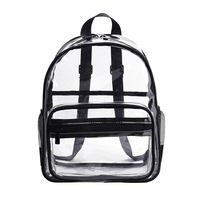 Individuelle Sommer-Strandtaschen PVC Transparente Tasche Outdoor-Sport Reise Wasserdichter Mini-Klarer Rucksack Mädchen-Rucksack