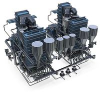 Centrale électrique à gazéificateur à lit fluidisé/cosse de riz/charbon/production d'électricité par gazéification de déchets de bois