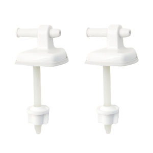 Kit de bisagras de repuesto para asiento Atlantico, color blanco, paquete de 2 - Product Image 1