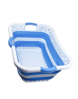 Panier à linge pliable 42L durable avec design repliable pour trier les vêtements sales, idéal pour le salon, la salle de bain et la dressing