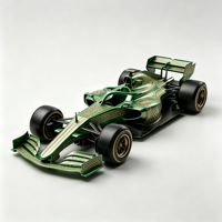 Voiture de course de Formule 1 grandeur nature en fibre de verre