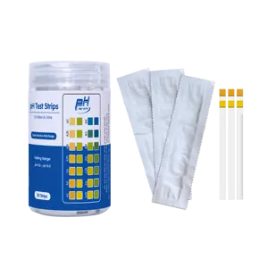 PH 4.5-9测试条透明罐25/50条每瓶，尿液，唾液，通用pH检测试剂盒