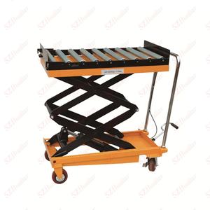 Levage de table, machine de levage et de déplacement pour ciseaux, avec convoyeur à rouleau, 300kg, 350kg - Product Image 1