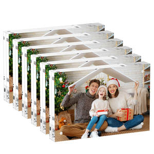 Marco de Fotos Acrílico Transparente Personalizado de Doble Cara, Marco de Fotos de Sobremesa, Decoración del Hogar, Marco para Fotos de Boda, Certificados, Pósteres - Product Image 6