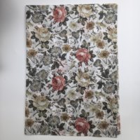 Kertas tisu sekali pakai anti minyak motif bunga terompet vintage grosir ukuran 50x70cm 17gsm langsung dari pabrik, cocok untuk tas hadiah dan pesta