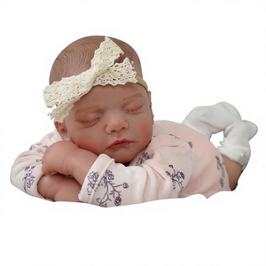 Poupée <span class=keywords><strong>Reborn</strong></span> de 17 pouces pour filles, corps entier en vinyle de silicone souple, peinte en 3D, avec vêtements interchangeables, <span class=keywords><strong>réaliste</strong></span>, cadeau d'anniversaire - Product Image 3