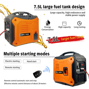 Générateur portable silencieux 12V avec certificat CE, générateur d'appoint à essence 24V DC pour climatiseur de camion - Product Image 5