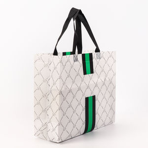 Zware Custom Herbruikbare Milieuvriendelijke Opvouwbare Niet-Geweven Draagtas Duurzaam Waterdicht Pp Gelamineerd Niet-Geweven Boodschappentassen - Product Image 3