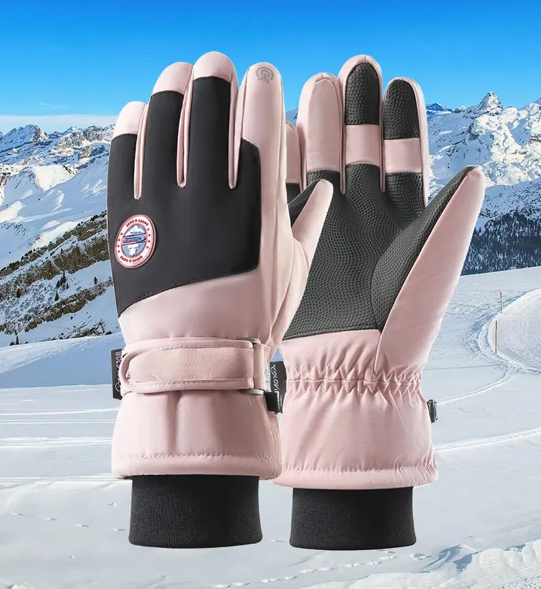 Wind dichte Ski-Mode handschuhe für den Außenbereich Winterski-Thermo handschuhe für Männer und Frauen