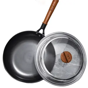Bán buôn chất lượng tốt đa mục đích biểu tượng tùy chỉnh không dính gốm Frying Pan
