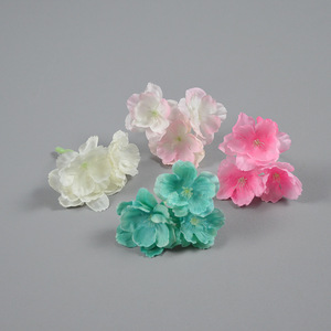 เครื่องประดับผมดอกซากุระประดิษฐ์ Dongchen Crafts ขนาด 8 ซม. ดอกไม้ผ้าไหมสำหรับเจ้าสาว เครื่องประดับศีรษะสำหรับงานแต่งงาน ของตกแต่งสำหรับถ่ายภาพงานแต่งงาน - Product Image 1
